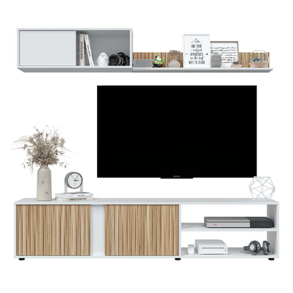 Ecco living room furniture White Artik and oak Atur 180 Cm