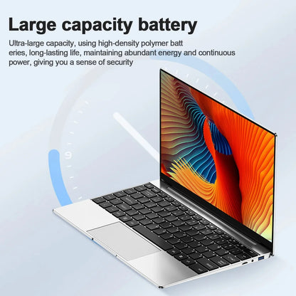 New Laptop Windows 11 Intel  J4025 180° Folding Slim Laptop Gamer 12GB RAM 512GB 1TB SSD 1920*1080 Office Study Computer PC