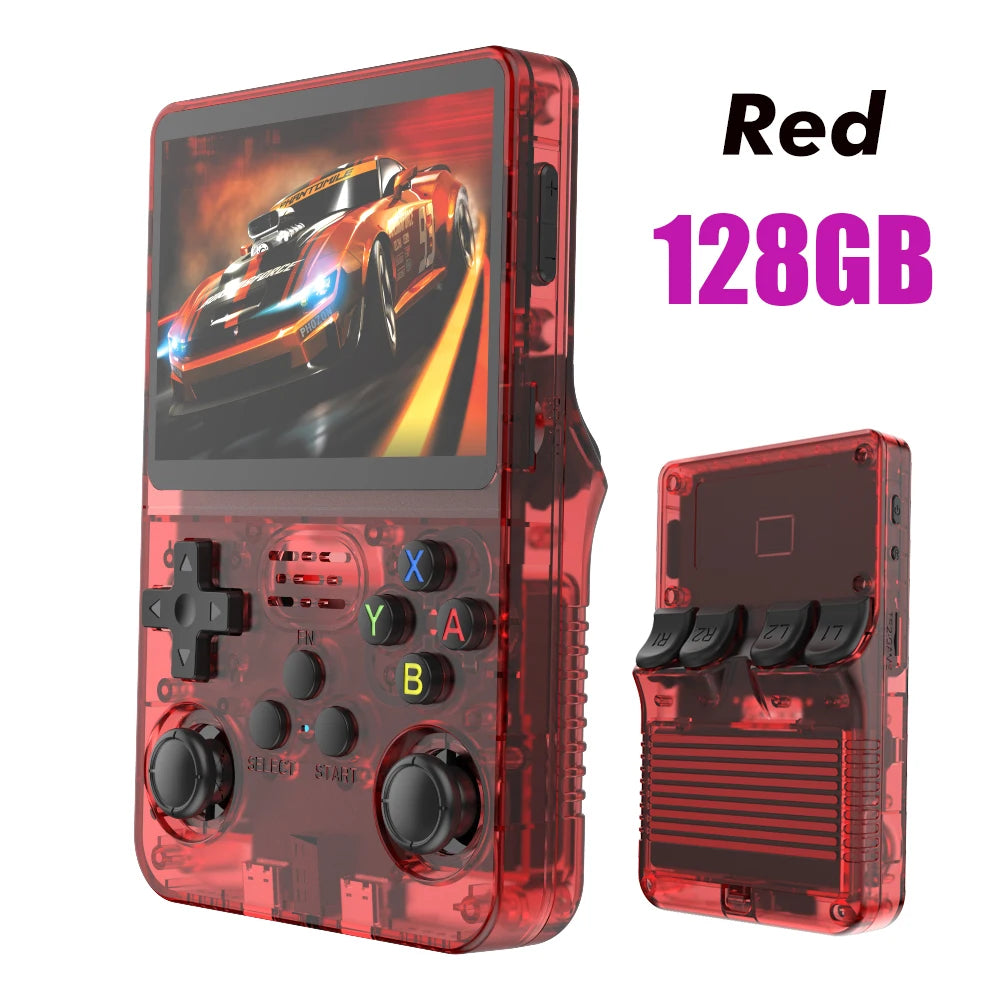 R36S Retro Handheld Video Game Console Linux System 3.5 Inch IPS Screen Portable Pocket Video Player 64GB RG35S Plus 128G Gifts