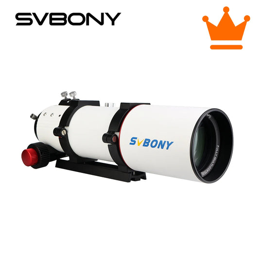 SVBONY SV550 APO Triplet Refractor with 80mm Aperture and Fast f/6 Focal Ratio Great Travel Telescope for Deep-sky Observation