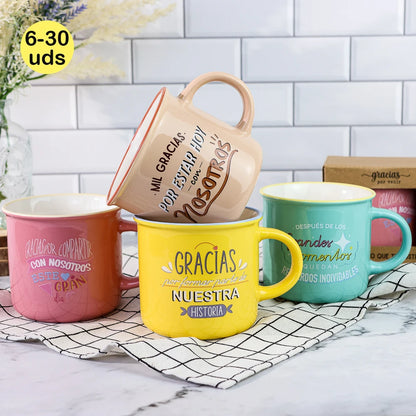 6-30 Pcs Batch Phrase Mugs Ceramic Phrase Gift Wedding Guest Details Wedding Guest Details Guest Christening Details Non-Customizable Wedding ideas Gift Store