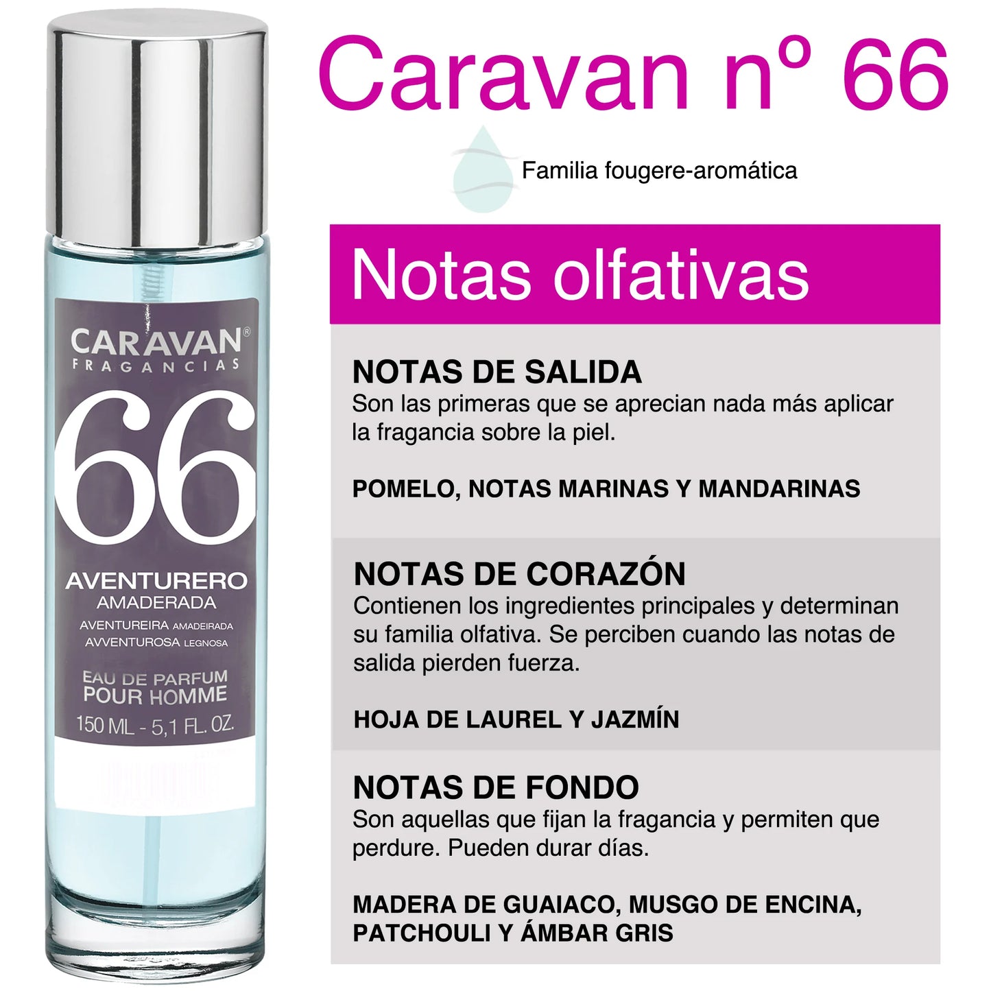 CARAVAN Men's Perfume Set No. 61 and 66 (Adventurous and Seductive) 150 ml