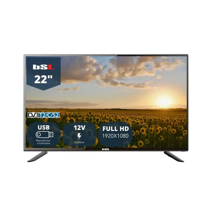 Bsl TV BSL-22112V 22 inch FHD DLED with DVBT2 tuner/DVB-C/DVB-S2 and sound regulator