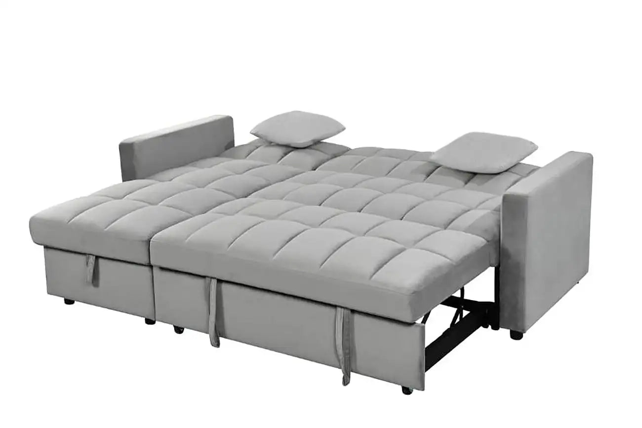 Sofa Bed Chaise Longue Kris 210cm balances and Stocks