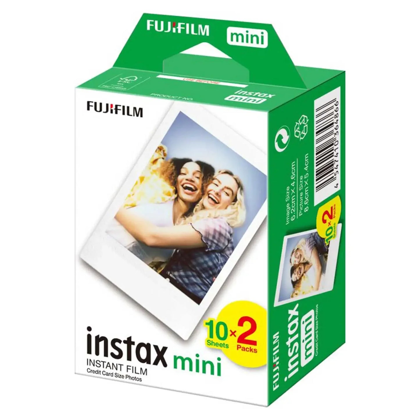 INSTAX MINI film. 20 photos. Instant photographic film. Fujifilm