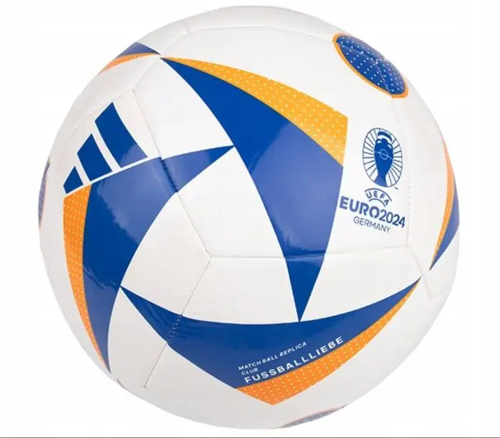 Adidas Euro24 Club replica Eurocopa 2024 Germany size 5 white blue and orange soccer ball