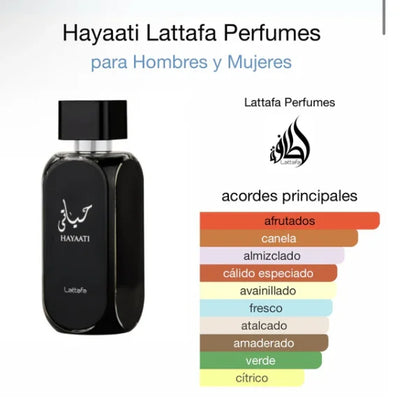 Hayaati Lattafa EDP 100 ml women and man Perfume Unisex