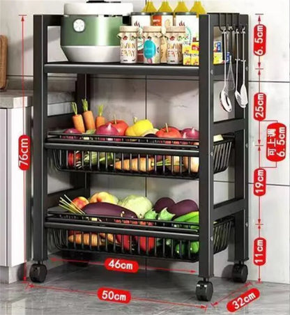 Kitchen Microwave Racks with Wheels, Bathroom Lounge Organizer Trolleys, Coking Cabinet metal Storage Rack, Book Toy, Rack for Wheels, METAL Microwave Shelf