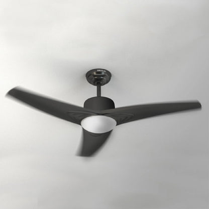 Ceiling fan with remote control, timer and LED light EnergySilence Aero 470. 49 W, 106 cm diameter, 3 blades, 3 speeds, winter function, Marengo Gray