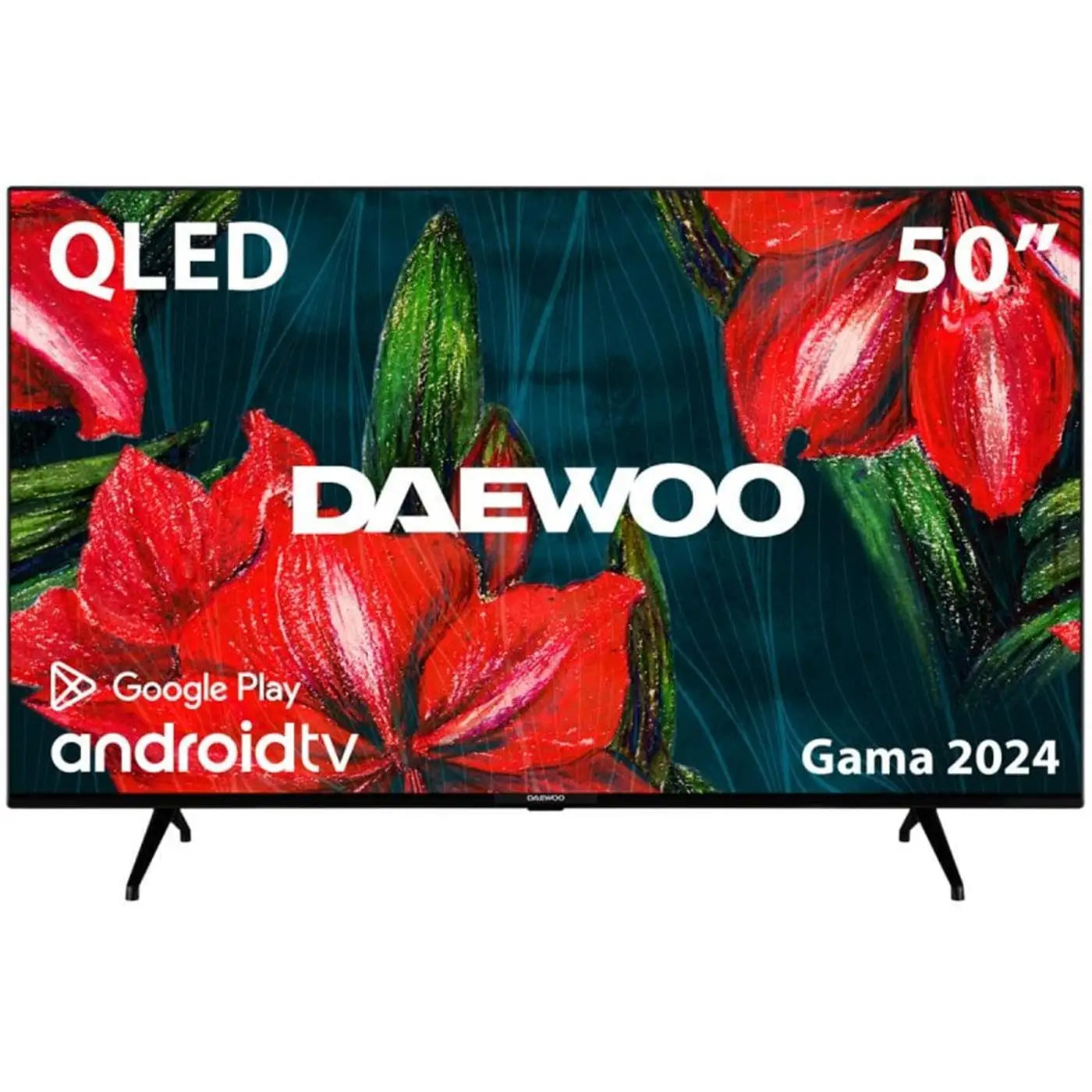 Tv Qled 50(126Cm) Daewoo D50dm55uqpms Smart tv 4k Ultra hd Android 11