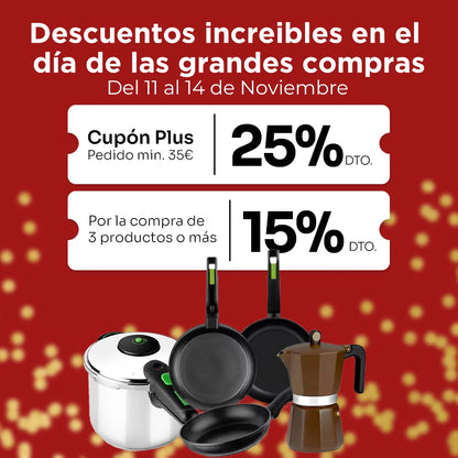 Olla de presión rápida de acero inoxidable Monix Veloce de 4 a 9 litros para cocina Express