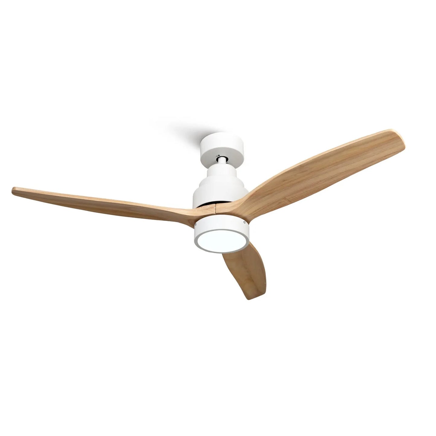 Mellerware Brizy ceiling fan, light LED and remote control, summer and winter function, energy saving, 6 speeds, single mount