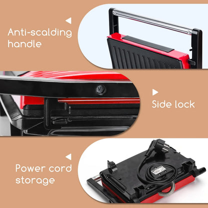 AIGOSTAR 750 W Retro red Panini machine