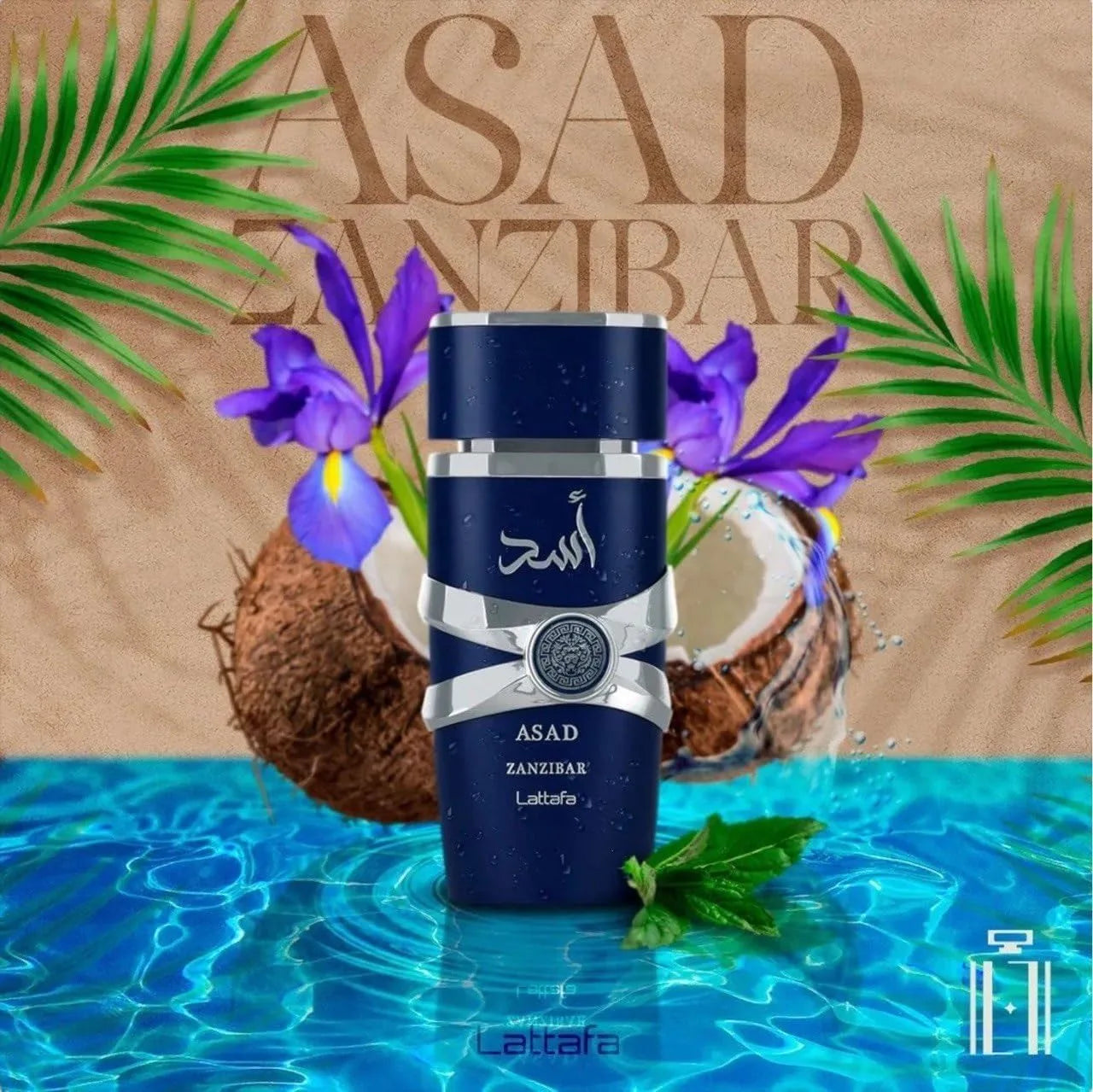 Asad Zanzibar fresh Tropical Arabe Perfume 100ml long lasting men