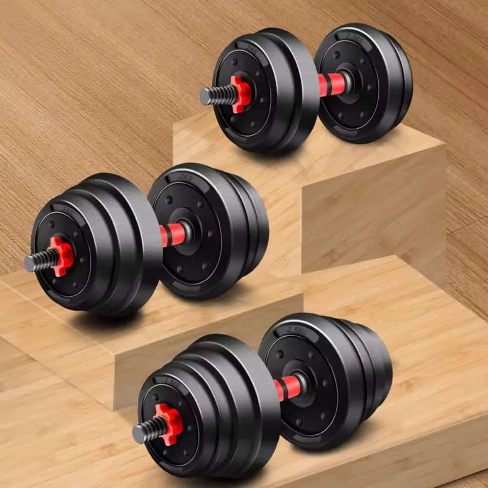 15KG-20KG-30KG adjustable 2-in-1 bars multi-function dumbbell (optional KETTLEBELL piece)