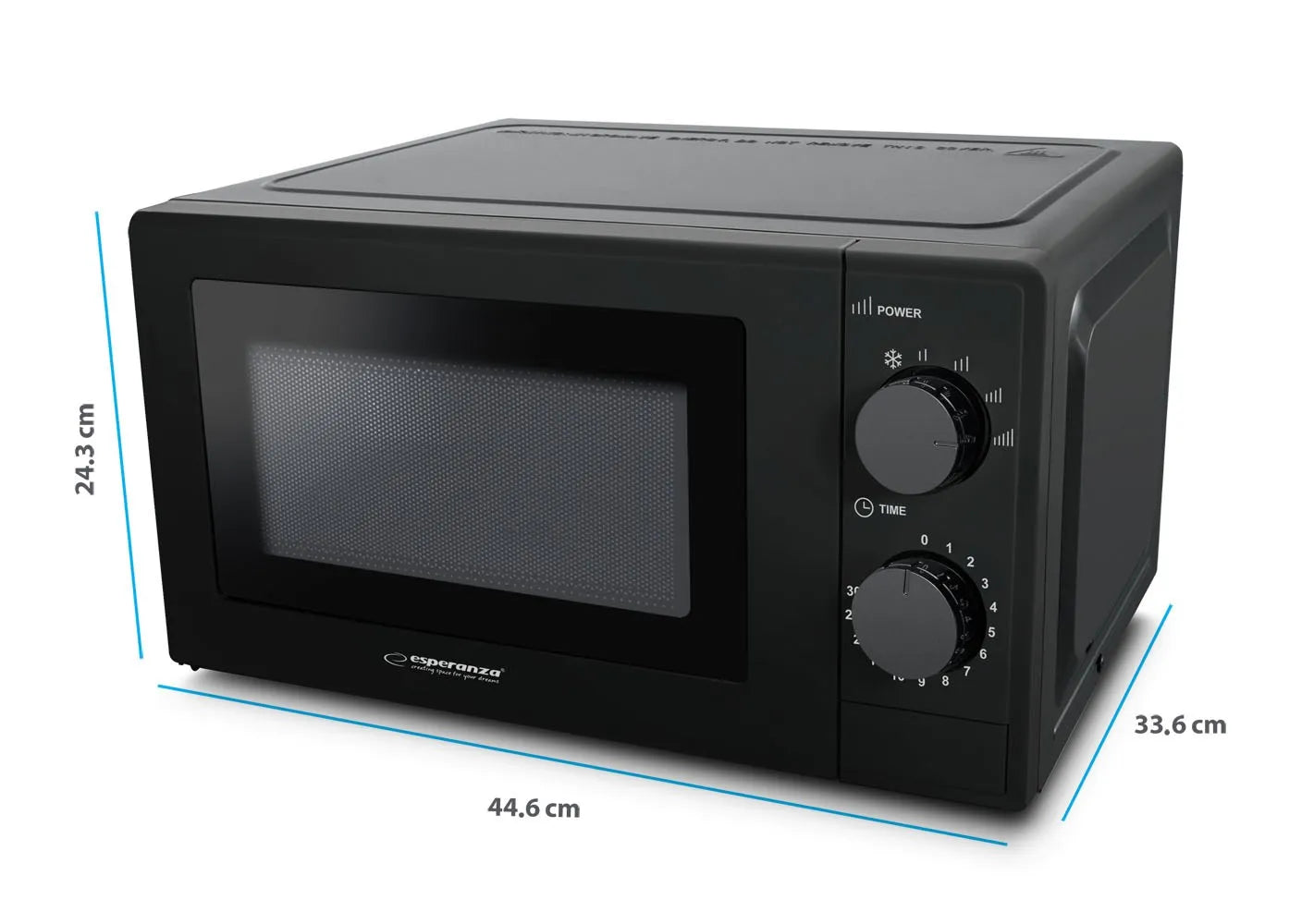 Hope eko011k microwave oven 1100w Black