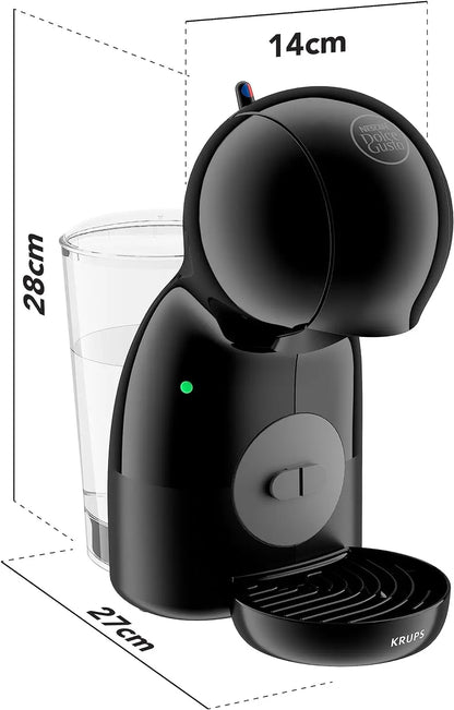 Dolce Gusto KRUPS Piccolo XS black coffee maker, capsule coffee machine, KP1A3B