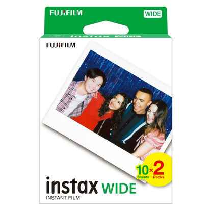 INSTAX WIDE Fujifilm film. 20 photographs (2 packs of 10 photos)