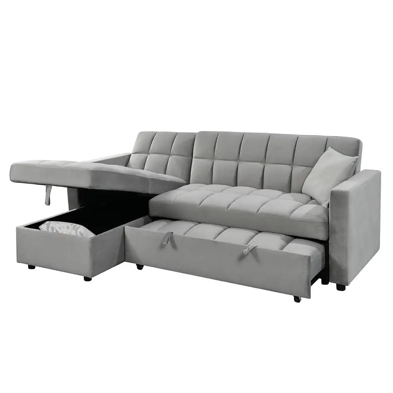 Sofa Bed Chaise Longue Kris 210cm balances and Stocks