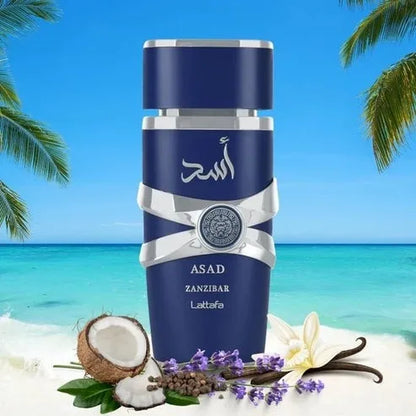 Asad Zanzibar fresh Tropical Arabe Perfume 100ml long lasting men