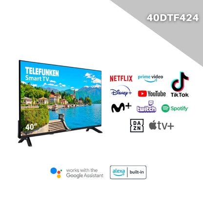 Telefunken 40DTF424 Full HD 40 ''E black Smart TV