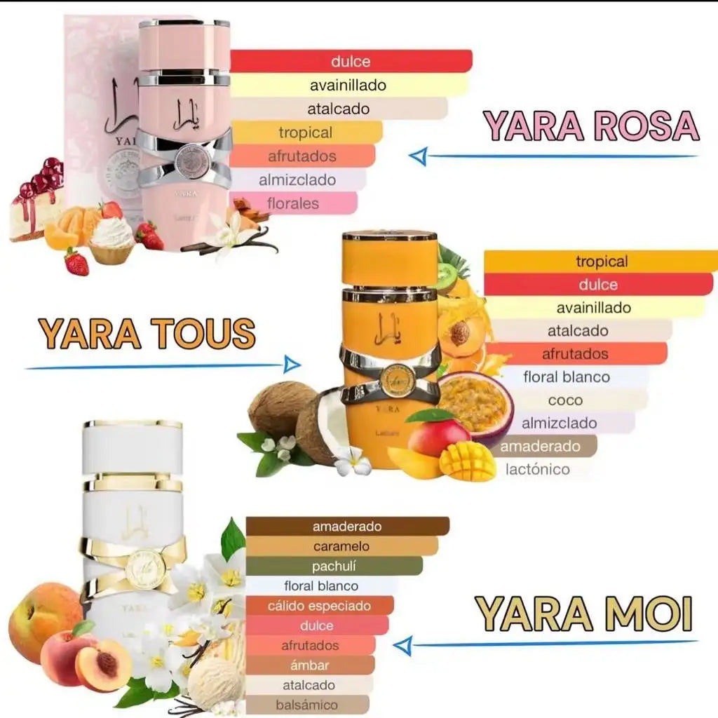 Yara Tous 100 ml Lattafa Perfumes woman sweet tropical woman