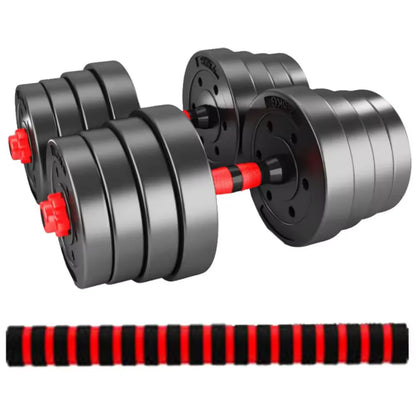 15KG-20KG-30KG adjustable 2-in-1 bars multi-function dumbbell (optional KETTLEBELL piece)