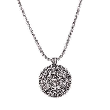 My Shape Viking Necklaces Flower of Life Dome Sacred Geometry Women Om Yoga Chakra Pendant Mandala Fashion Choker Jewelry