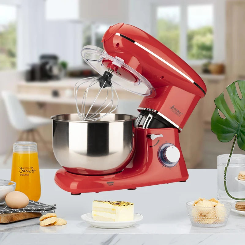 3in1 Kitchen Food Processor With Juicer Meat Grinder Chopper Stand Cream Egg Whisk Mixer  Blender Cake Dough Bread Maker Machine