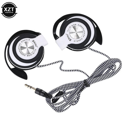 SN Q140 3.5mm Wired Headphones HIFI Heavy Bass Headset Over-ear Adjustable Ear Hook Earphone Music Earphone For Phone Laptop MP3