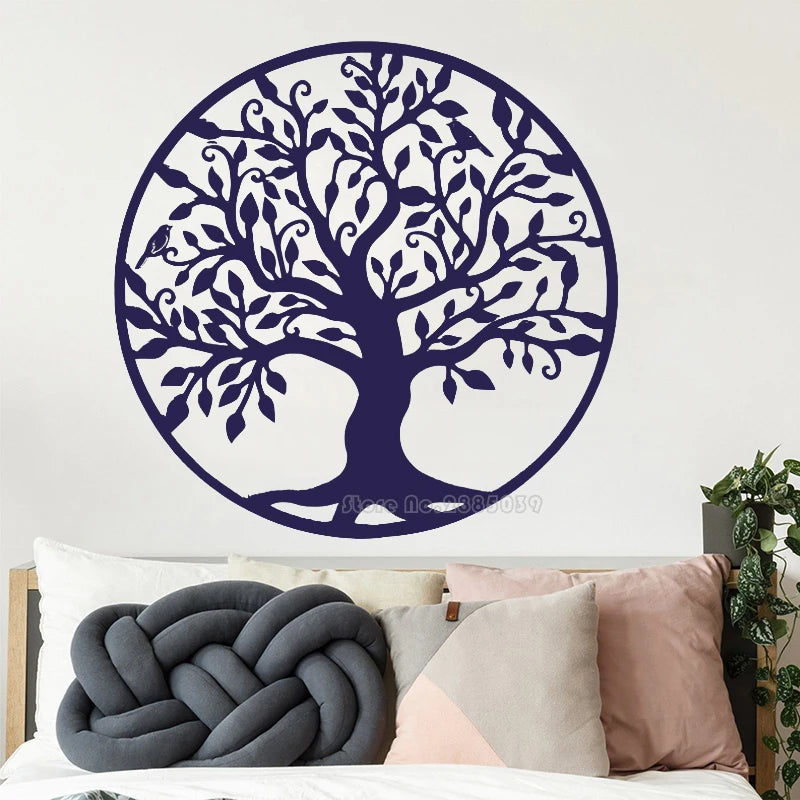 Tree of Life Wall Decoration Home Decor Living Room Bedroom Tree Silhouette Wall Decals Art Removable Vinyl Wall Sticker LL2338