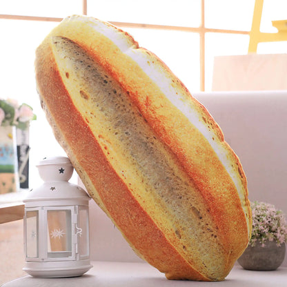 Simulational Bread Plush Pillow Creative Food Plush Toy Funny Fastfood Nap Pillow Cushion Home Decor Kids Toy Birthday Gift