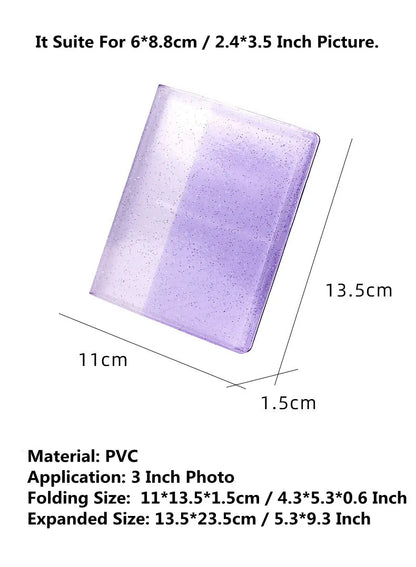 3inch 64 Pockets For Instand Camera Album Photo paper Film Card Mini Films For Fujifilm Instax Mini 11 8 9 25 90 Instant Camera