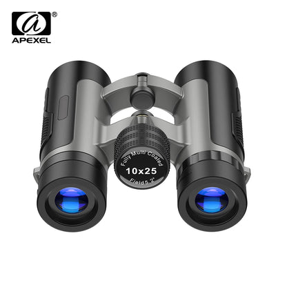 APEXEL 10x25 Professional Binoculars High Powered  BAK4 Prism Zoom Telescope Hunting Binocular for Bird-watching Camping Hiking