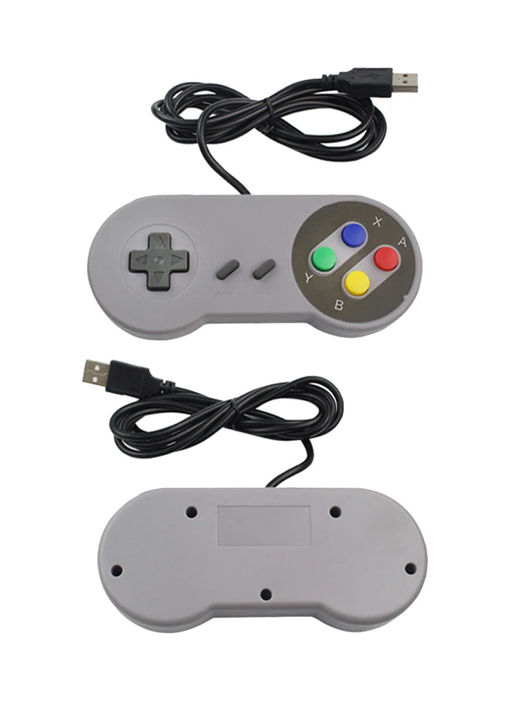 2PCs USB Gamepad Retro Gaming Joystick Wired Controller for Linux SNES Game PC NESPi RetroPie Windows Raspberry Pi 4B 3B+ 3B