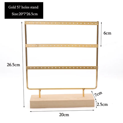 Bracelets Jewelry Display Stud Earrings Holder Jewellery Rack3Colors High Level   Fashio In Stock  earring stand  Factory Price