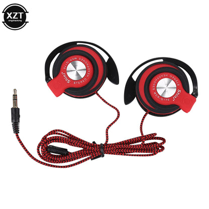 SN Q140 3.5mm Wired Headphones HIFI Heavy Bass Headset Over-ear Adjustable Ear Hook Earphone Music Earphone For Phone Laptop MP3