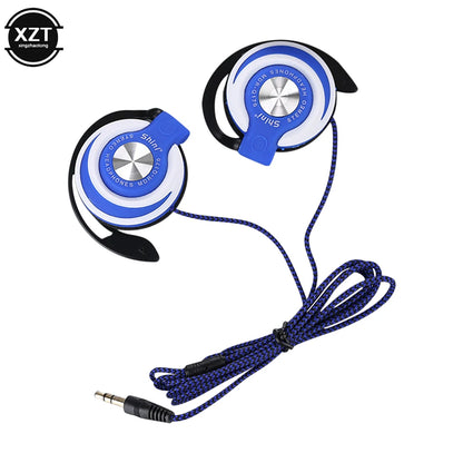 SN Q140 3.5mm Wired Headphones HIFI Heavy Bass Headset Over-ear Adjustable Ear Hook Earphone Music Earphone For Phone Laptop MP3