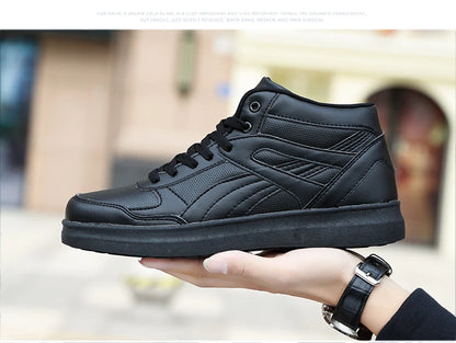 Spring Fashion Casual Shoes Men White Sneakers Breathable High top Flats Skateboarding Shoes 2023 New Unisex