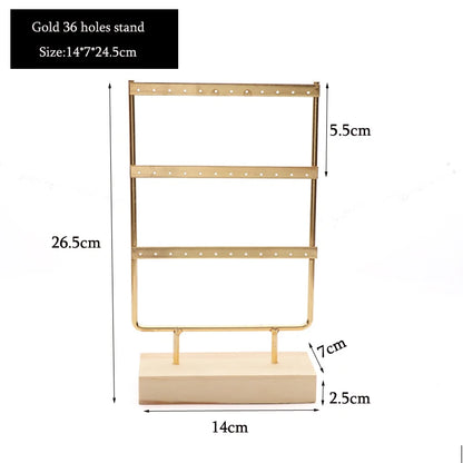 Bracelets Jewelry Display Stud Earrings Holder Jewellery Rack3Colors High Level   Fashio In Stock  earring stand  Factory Price