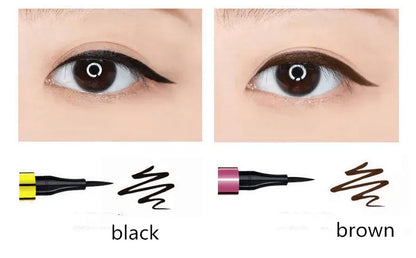 1 Pcs Black Brown Long Lasting Eye Liner Pencil Waterproof Eyeliner Smudge-Proof Cosmetic Beauty Makeup Smooth Liquid Eye liner