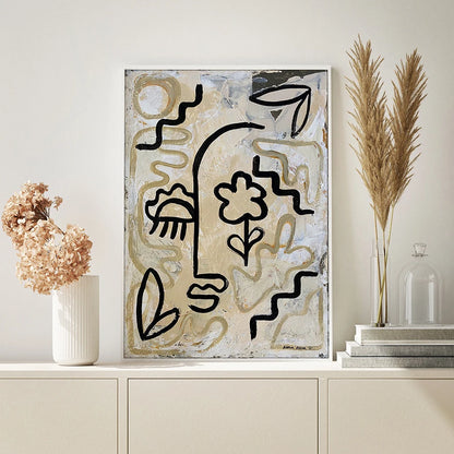 Retro Matisse Picasso Posters And Prints Abstract Human Face Graffiti Wall Canvas Painting Pictures For Nordic Room Home Decor