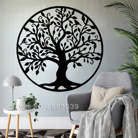 Tree of Life Wall Decoration Home Decor Living Room Bedroom Tree Silhouette Wall Decals Art Removable Vinyl Wall Sticker LL2338