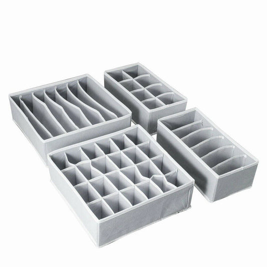 Caja de almacenamiento de ropa interior, compartimento para calcetines, cajón con tapa, armario, cajón de almacenamiento de ropa interior, sujetadores, calcetines, corbatas, casilleros