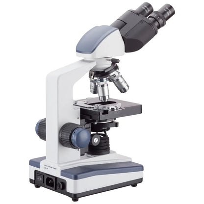 AmScope 40X-2500X LED Lab Binocular Compound Microscope with 3D-Stage