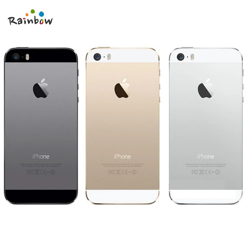 Original Apple iPhone 5s Unlocked 16GB / 32GB ROM 8MP Camera 1136x640 pixel WIFI GPS Bluetooth Cell phone multi language