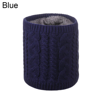 Hot Soft Unisex Brushed Knit Neck Warmer Circle Loop Snood Shawl Thicken Scarf Collar Cowl Go Out Wrap Winter Warm Accessories