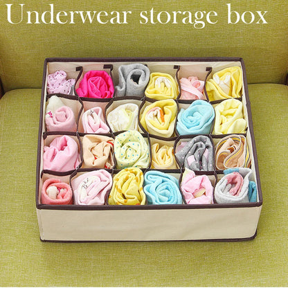 Underwear storage box sock compartment drawer with cover closet underwear storage drawer by underwear bra socks tie lockers