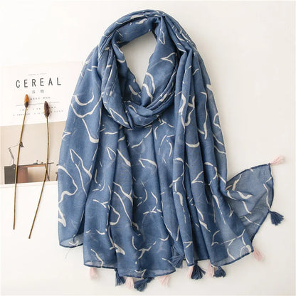 90*180cm Fashion high-grade flowers Cotton and linen female Polyester scarf printing gift custom national wind shawl beach towel