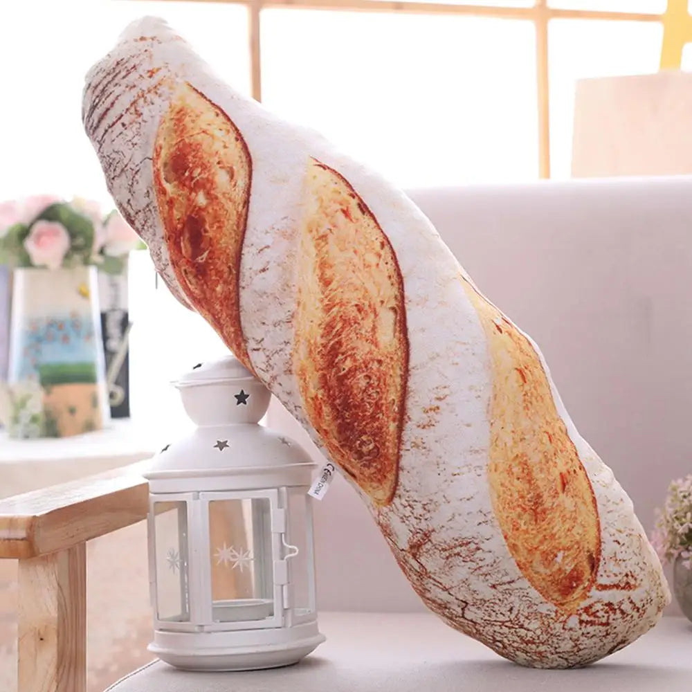 Simulational Bread Plush Pillow Creative Food Plush Toy Funny Fastfood Nap Pillow Cushion Home Decor Kids Toy Birthday Gift